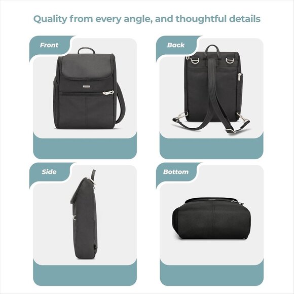 Travelon Anti-Theft - Classic Small Convertible Backpack - Picture 10 of 15